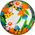 Colin Richardson 2022 Glass Art Paperweight Flamework Floral & Berry Crescent Bouquet "Asters in the House of Orange"