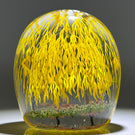 Alison Ruzsa 2021 He Loves Me/She Loves Me Encapsulated Hand-painted Enamels Glass Art Sculpture