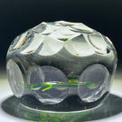 Antique Saint-Louis Glass Art Paperweight Large Complex Faceted Millefiori Nosegay