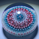 Baccarat 1972 Concentric Millefiori With Stave Basket