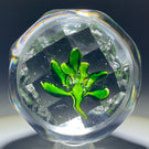 Antique Saint-Louis Glass Art Paperweight Large Complex Faceted Millefiori Nosegay
