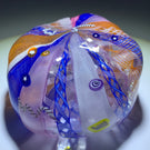 Ro Purser & Richard Marquis 1986 Noble Effort Art Glass Paperweight Murrine & Latticino