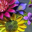 Ken Rosenfeld 2020 Flamework Medium Flower Bouquet