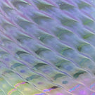 Mount St Helens (MSH) Iridescent Pulled Feather Decorated Egg Glass Paperweight