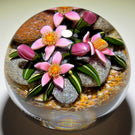 Cathy Richardson 2017 Miniature Spring Bouquet Flamework Glass Art Paperweight