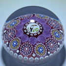 Michael Hunter 2021 Miniature Complex Concentric Millefiori with Toucan Picture Murrine Focal