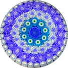 Matt Fimiano 2019 Complex Concentric Blue Millefiori in Staves