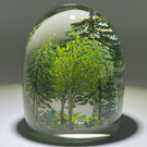 Large Alison Ruzsa 2021 Lovers In Redwood Forest Encapsulated Hand-Painted Enamels