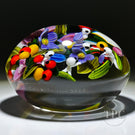 Colin Richardson 2022 Glass Art Paperweight Flamework Floral Bouquet "Nature Spirits"