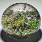 Antique Baccarat Mossy Sand Dune Miniature Glass Art Paperweight