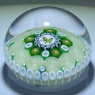 Michael Hunter 2021 Miniature Complex Concentric Millefiori With Gouldian Finch Picture Murrine & Roses