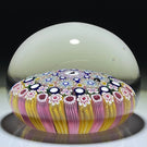 Damon MacNaught 2021 Close Concentric Millefiori with Rose Canes & Cat Silhouette