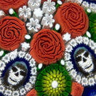 Michael Hunter 2021 Patterned Complex Millefiori Chuckles Murrine & Red Roses