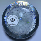 John Deacons 2019 Millefiori “Rose Garden” on Upset Muslin Lace Glass Art Paperweight