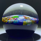 Matt Fimiano 2019 Concentric Complex Millefiori Gradient Rainbow on Blue