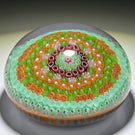 Baccarat 1970 Close Concentric Millefiori Glass Art Paperweight