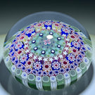Damon MacNaught 2019 Close Concentric Complex Millefiori with Green & White Staves