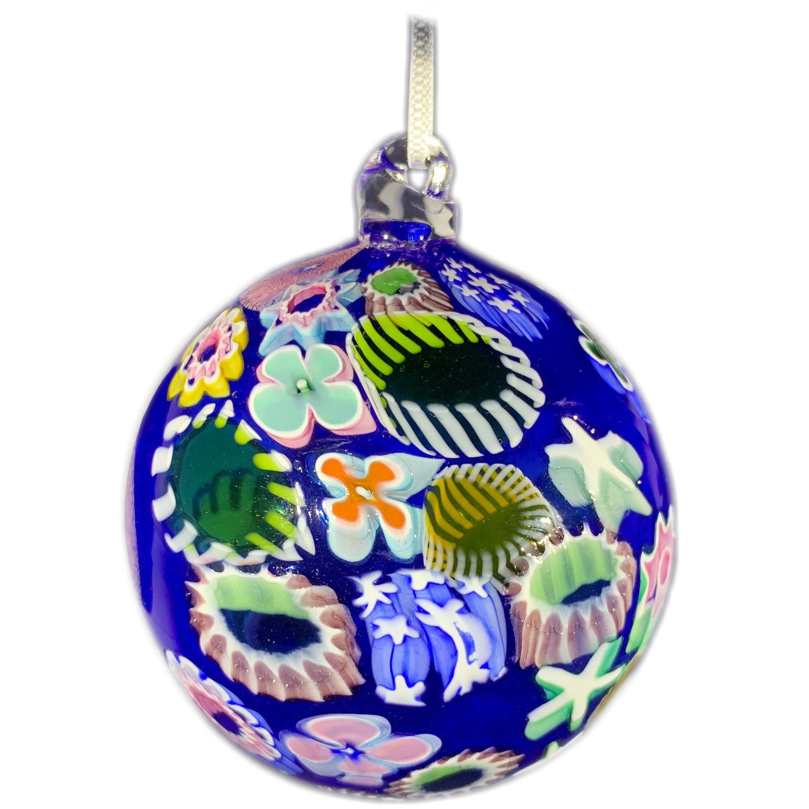 Exclusive Damon MacNaught Heirloom Quality Scattered Millefiori Holiday Ornament