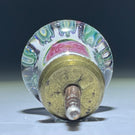 Cutest Pair of Antique Clichy Miniature Concentric Millefiori Drawer Pulls