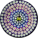 John Deacons Concentric Millefiori with Butterfly Center on Translucent Amethyst Ground