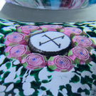 Damon MacNaught 2020 Triple Tiered with Scramble and Concentric Millefiori, Past Present & Future 10th Anniversary Edition
