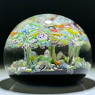 Perthshire Paperweights Aladdin's Cave With Two Layers of Millefiori Scramble
