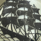 Early 20th Century Chinese Hand-Painted White Ground Clipper Sailing Ship