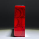 Mathieu Grodet Fused Murrine "Brick" with Human Rights Activists Malcolm X Quotation