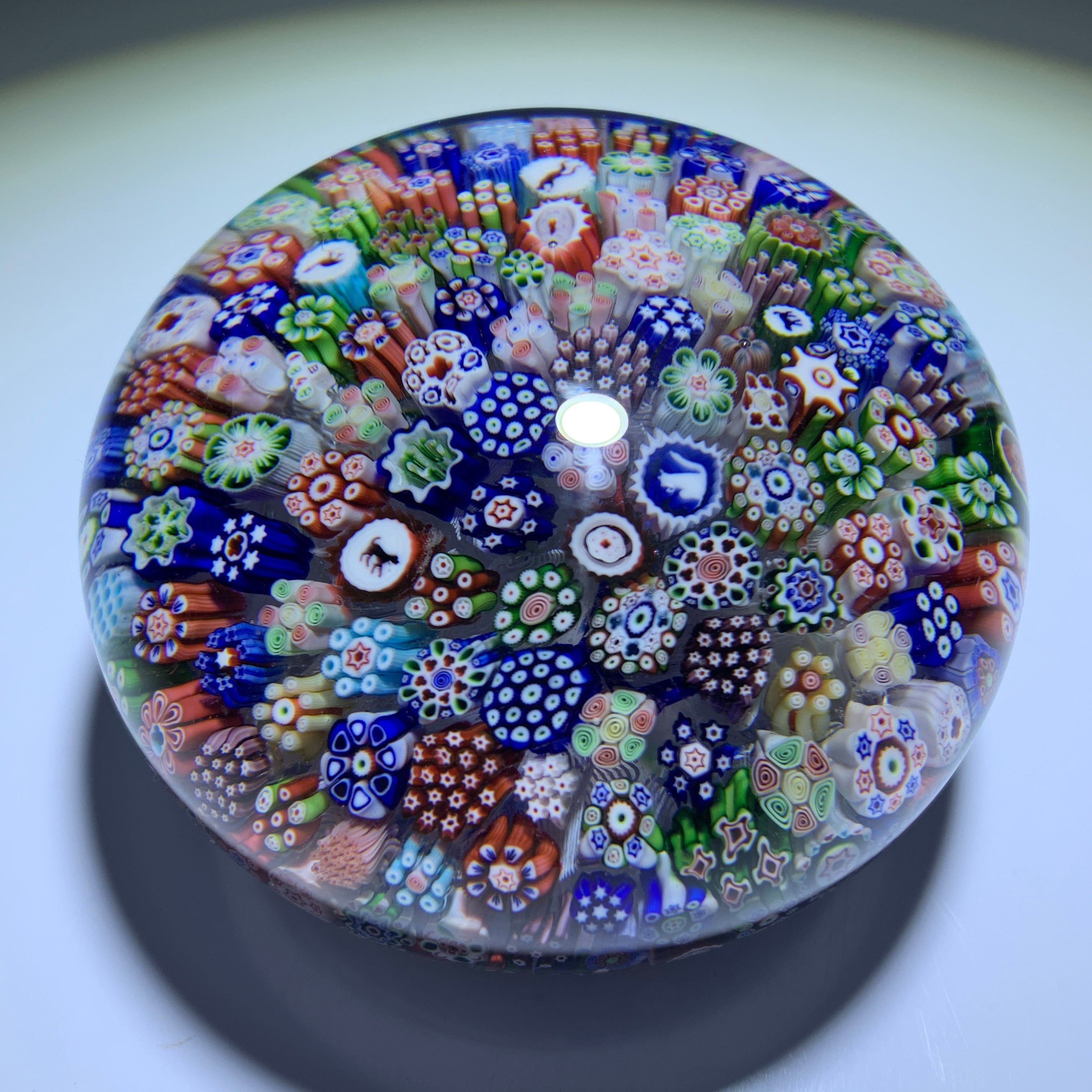 Antique Baccarat B1848 Art Glass Paperweight Closepack