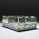 Tomasz Gondek 2020 Glass Art Paperweight Complex Millefiori Moss Ground Plaque