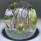 Cathy Richardson & Alison Ruzsa 2021 "The Bower Bird" Encapsulated Flamework with Hand Painted Decoration