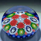 Michael Hunter 2021 Patterned Complex Millefiori Chuckles Murrine & Red Roses