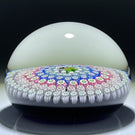 John Deacons Concentric Millefiori with Butterfly Center on Translucent Amethyst Ground