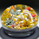 Gordon Smith 2021 Flamework Corn Snake with Succulents and Lichen Covered Rocks