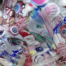 Antique New England Glass Co. NEGC End-of-Day Millefiori Scramble