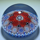 Michael Hunter 2021 Miniature Complex Concentric Millefiori with Red Rose Canes
