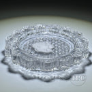 Antique Early 19th Century French Pressed Glass Napoleon I & Marie-Louis Duchess of Parma Sulphide Plaque