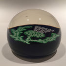 Rare Paul Ysart Art Glass Paperweight Complex Millefiori Scottish Thistle