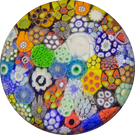 Matt Fimiano 2019 Concentric Complex Millefiori Gradient Rainbow on Blue