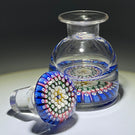 Early Whitefriars Concentric Millefiori Paperweight Style Inkwell