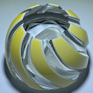 Baccarat 1972 United States President Woodrow Wilson Sulphide with Fancy Cut Yellow over White Double Overlay