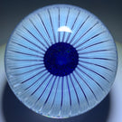 Matt Fimiano 2019 Complex Concentric Blue Millefiori in Staves
