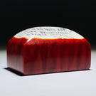 Mathieu Grodet Fused Murrine Paperweight Ingot with George Orwell Quotation