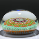 Baccarat 1970 Close Concentric Millefiori Glass Art Paperweight