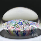 Magnum Damon MacNaught 2023 Glass Art Paperweight Closepack Complex Millefiori Roses, End-of-Day Canes & Dogwood Blossoms