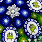 Michael Hunter 2021 Patterned Complex Concentric Millefiori with Lovebird Picture Murrine