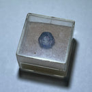Vintage Charles Kaziun Jr. Faceted Doll House Paperweight with Clover Silhouette