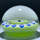 John Deacons Millefiori Butterfly with Torsade on Pistachio Green Ground