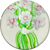 Vintage Murano Art glass Paperweight Millefiori Flower Bouquet