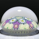 Michael Hunter 2021 Complex Patterned Millefiori with Rose Canes and Five Gouldian Finch Picture Murrine